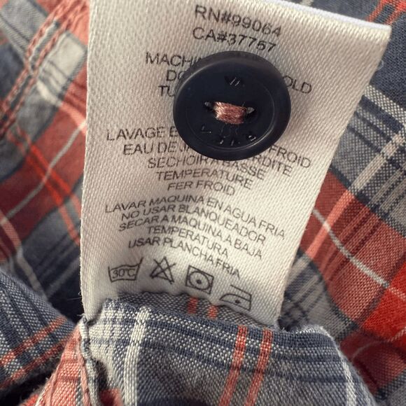 RVCA Men's Plaid Flannel Collared Long Sleeve Button Up Shirt Multicolor Small - Picture 6 of 7